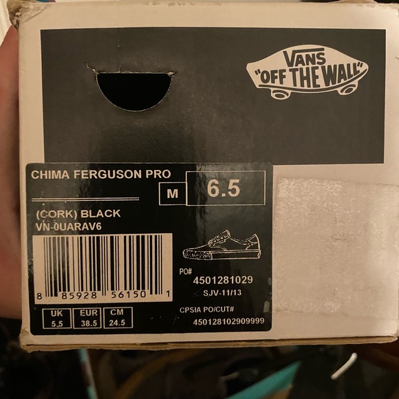 Vans Chima Ferguson Pros in color wave black/cork size 6.5 M and 8.0 W - Picture 8 of 9